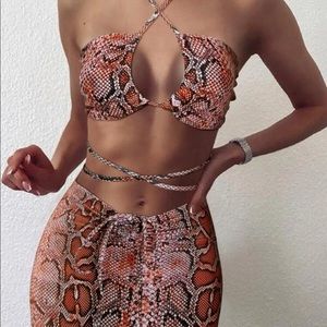 3 piece bathing suit